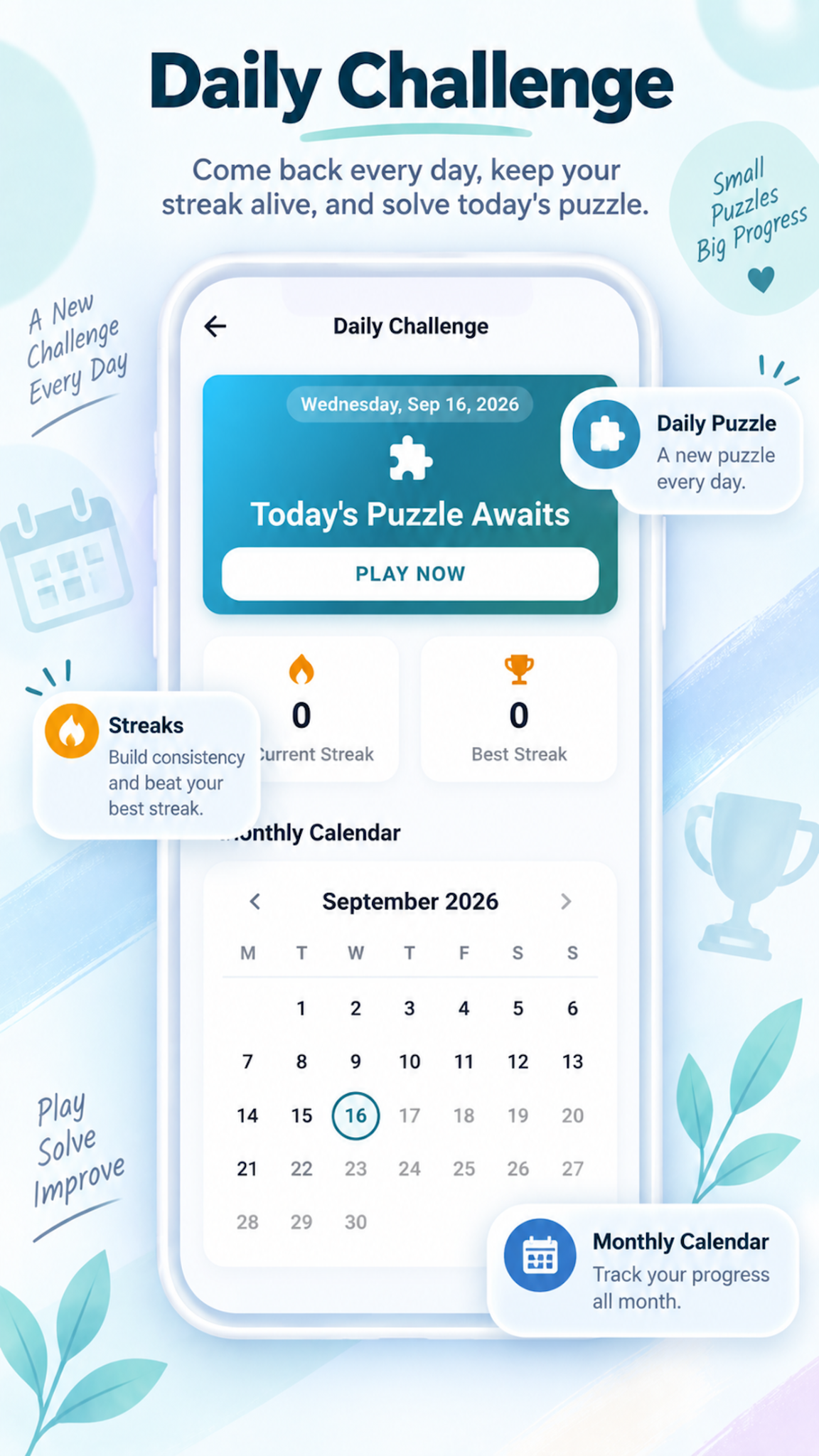 Daily Challenge on mobile